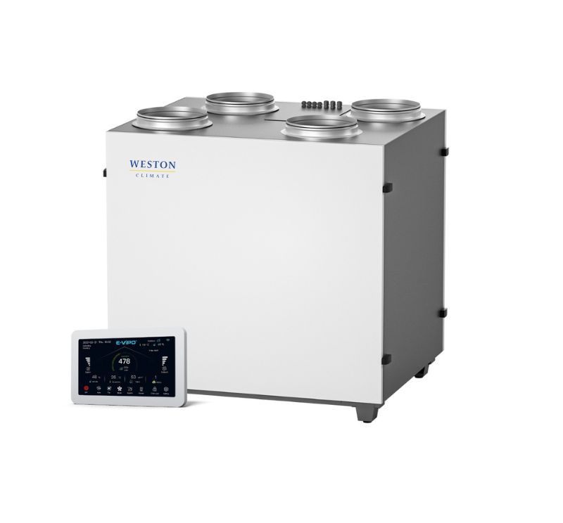 WCC Premium 600-800m3 heat recovery ventilation unit