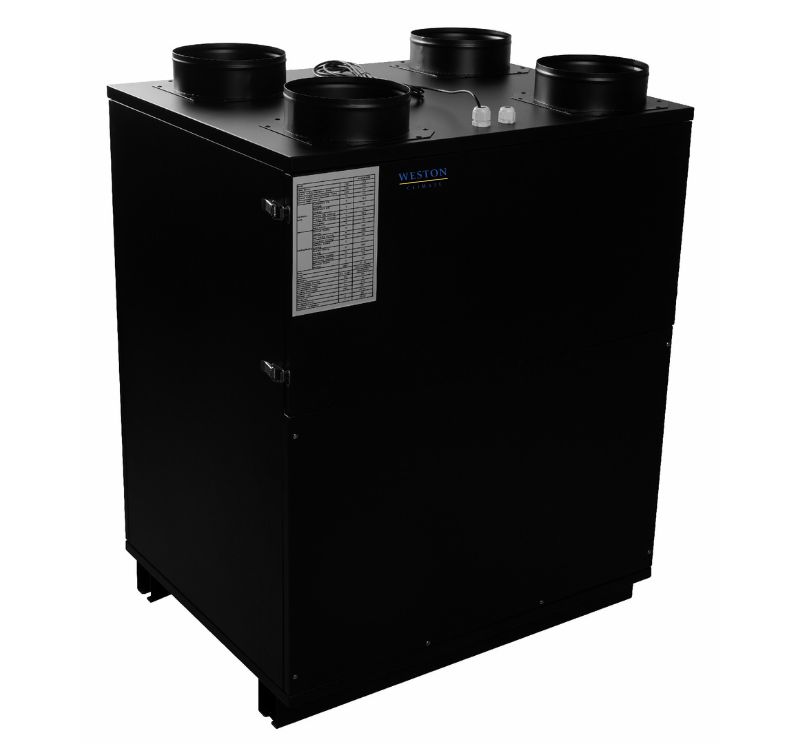 Sistema de ventilação com bomba de calor Weston Climate HCVENT 350-950 m³/h-04