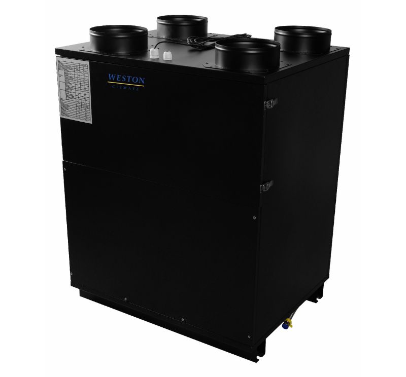 Sistema de ventilação com bomba de calor Weston Climate HCVENT 350-950 m³/h-05