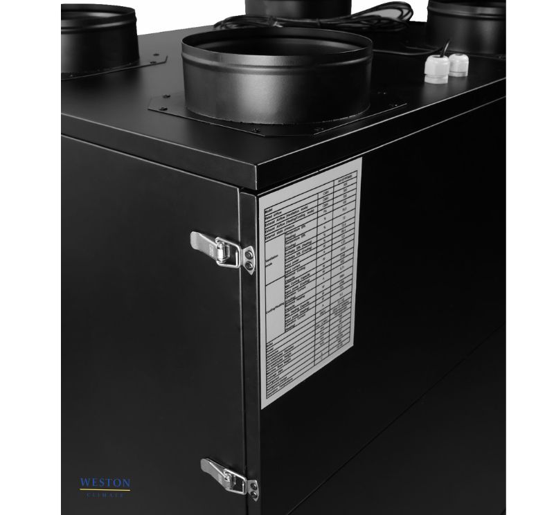 Sistema de ventilação com bomba de calor Weston Climate HCVENT 350-950 m³/h-08