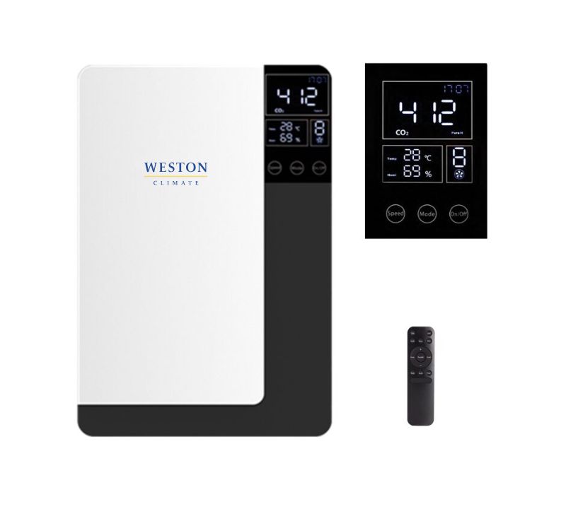 WERV wall-mounted heat recovery ventilation unit