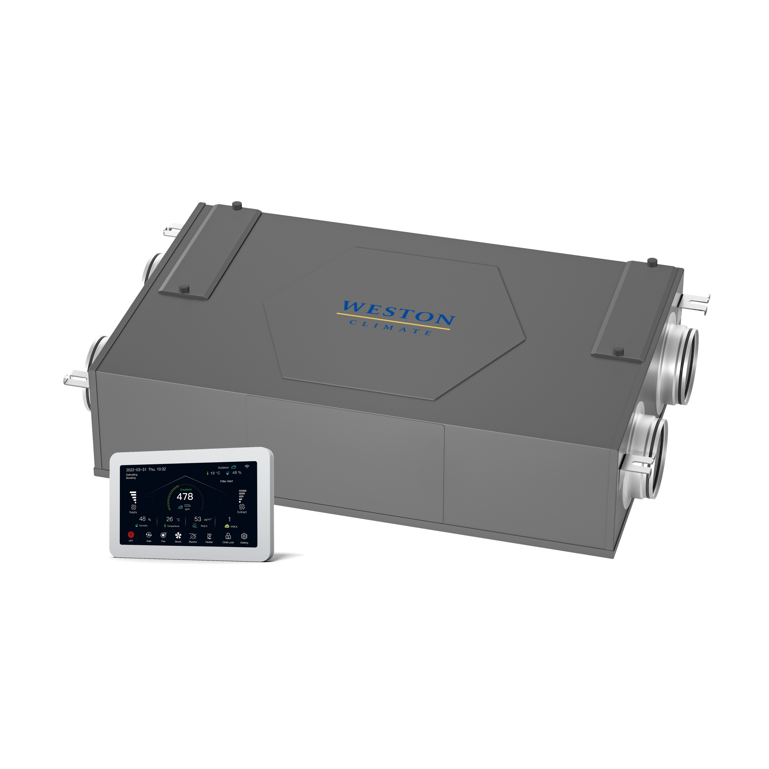 Flex seeria 100-180m3 soojustagastusega ventilatsiooniseade