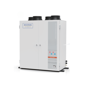 deshumidificador de aire y ventilación con recuperación de calor 350 y 500m3/h respectivamente