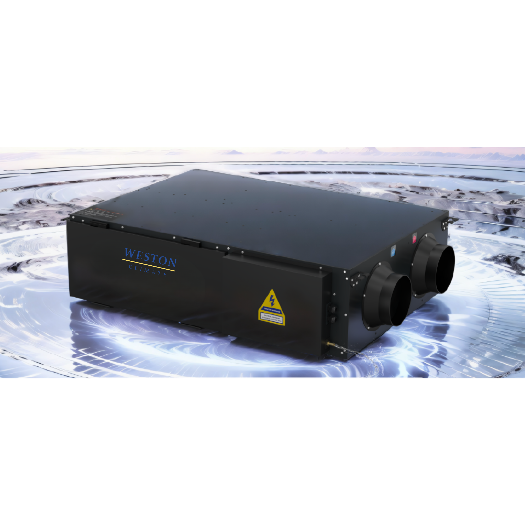 WESTON CLIMATE avfuktare och värmeåtervinning ventilationsaggregat tak 250-500m3/h