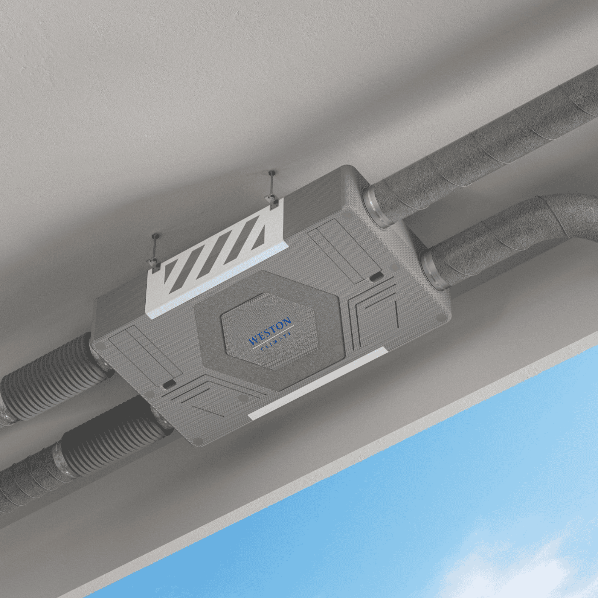 Système de ventilation à récupération de chaleur Weston Climate FP 300–400 m³/h_05