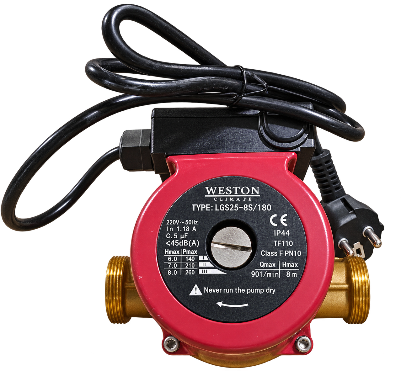 Leiunurga toode - Weston Climate tsirkulatsioonipump LGS25-8S180